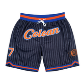 Coloan Signature Basketball Shorts - Empire Saffron