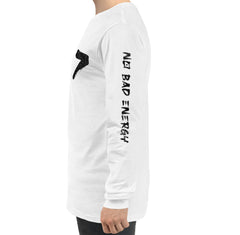 No Bad Energy™ 777 Long Sleeve Tee - White