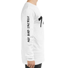 No Bad Energy™ 777 Long Sleeve Tee - White