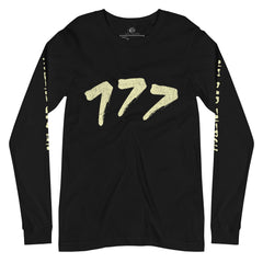 No Bad Energy™ 777 Long Sleeve Tee - Black