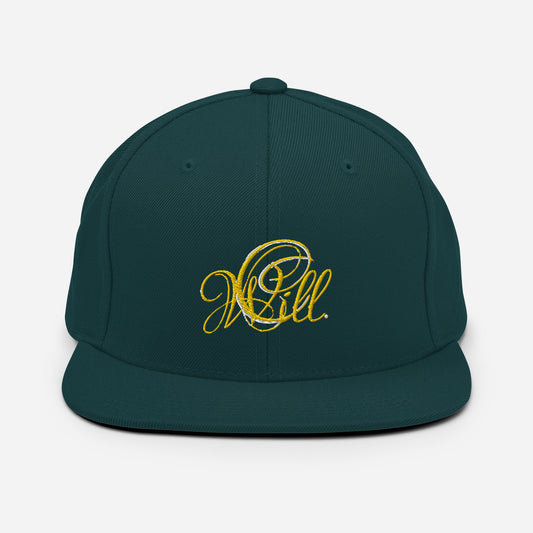 Coloan Snapback Hat (Gold embroidered logo)