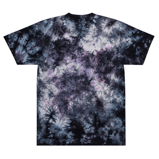 Coloan Oversized Embroidered Tie-Dye T-Shirt